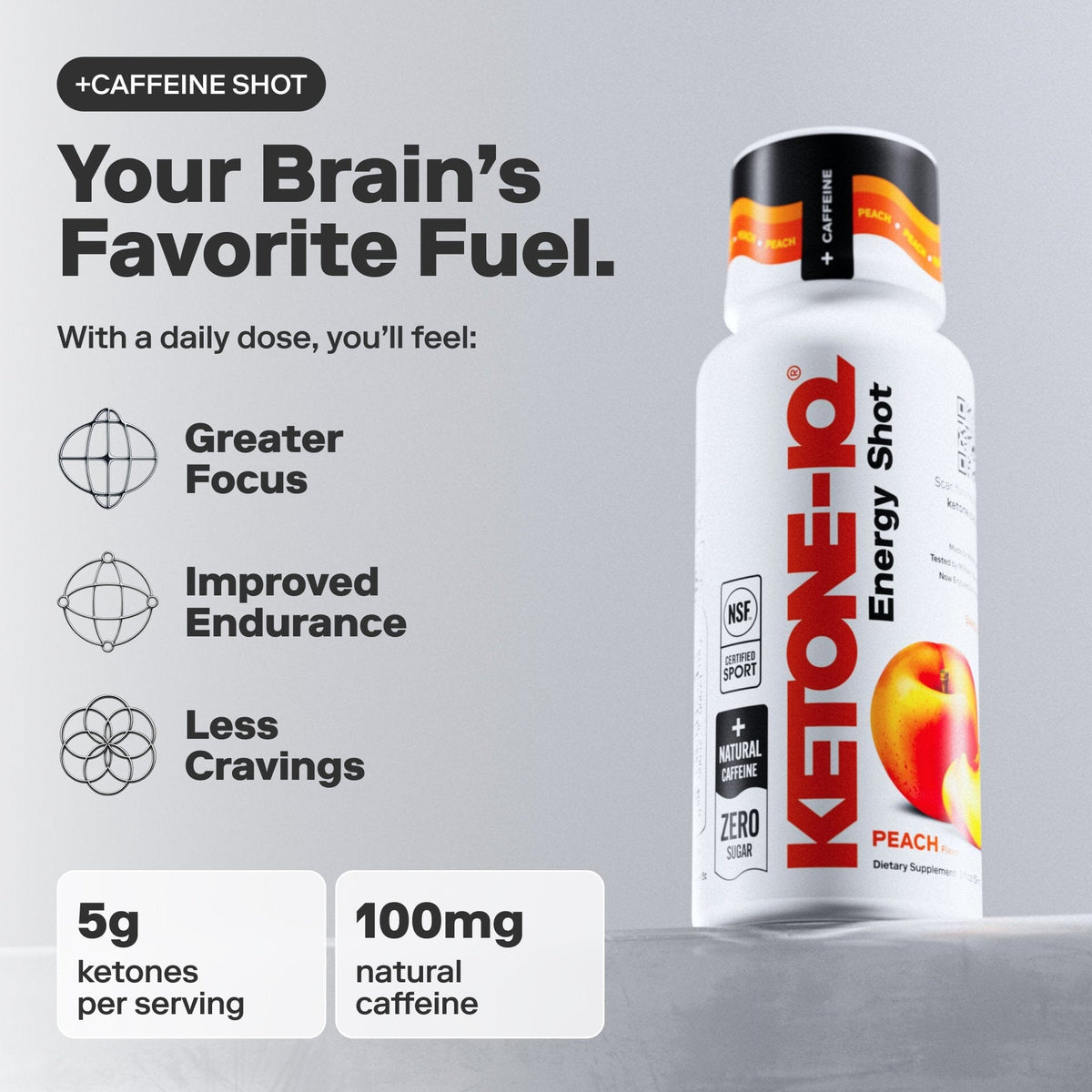 Ketone-IQ +Caffeine Shot