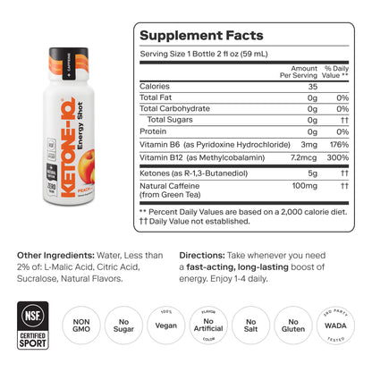 Ketone-IQ +Caffeine Shot